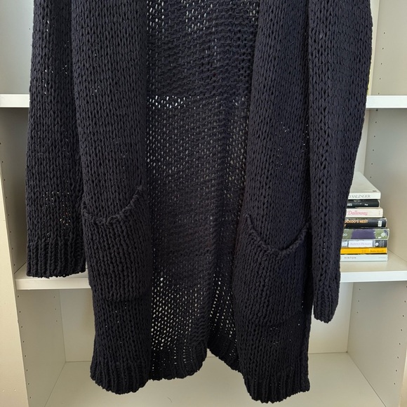 Free People Navy Blue Simply Sienna Cardi - Picture 3 of 8